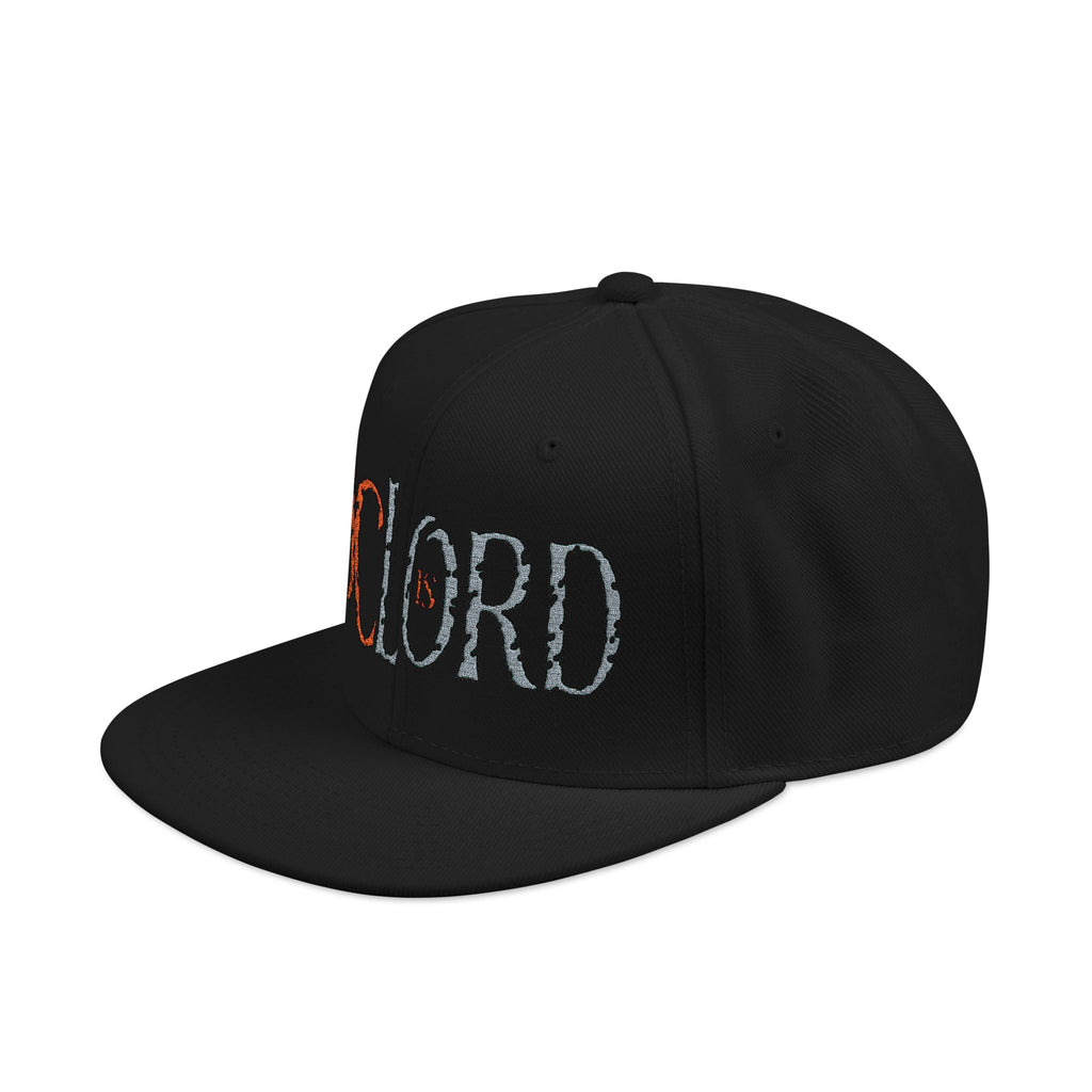 JC IS LORD (Orange/Gray Ltrs) - Snapback (Embroidery)