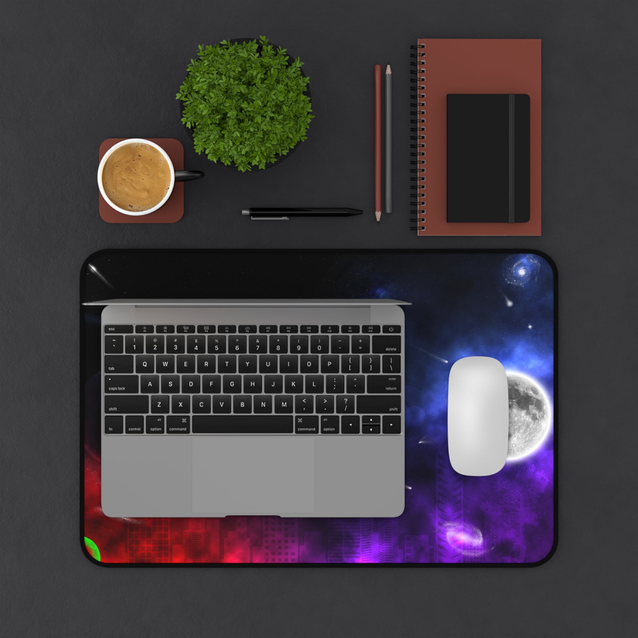 Colorful Space - Desk Mat