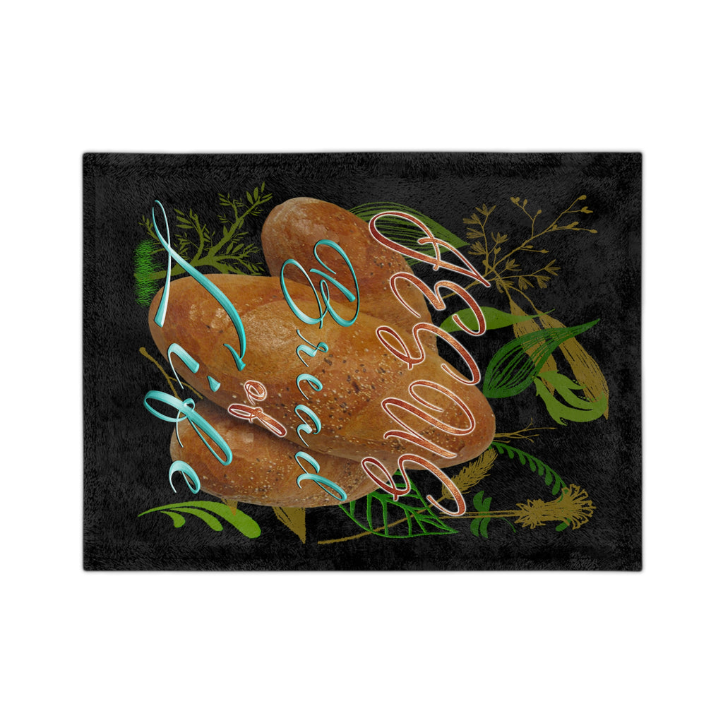 JESUS Bread of LIFE (Velveteen Minky Blanket)