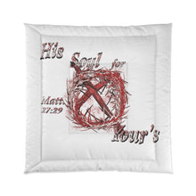Load image into Gallery viewer, His Soul for You - White Comforter

