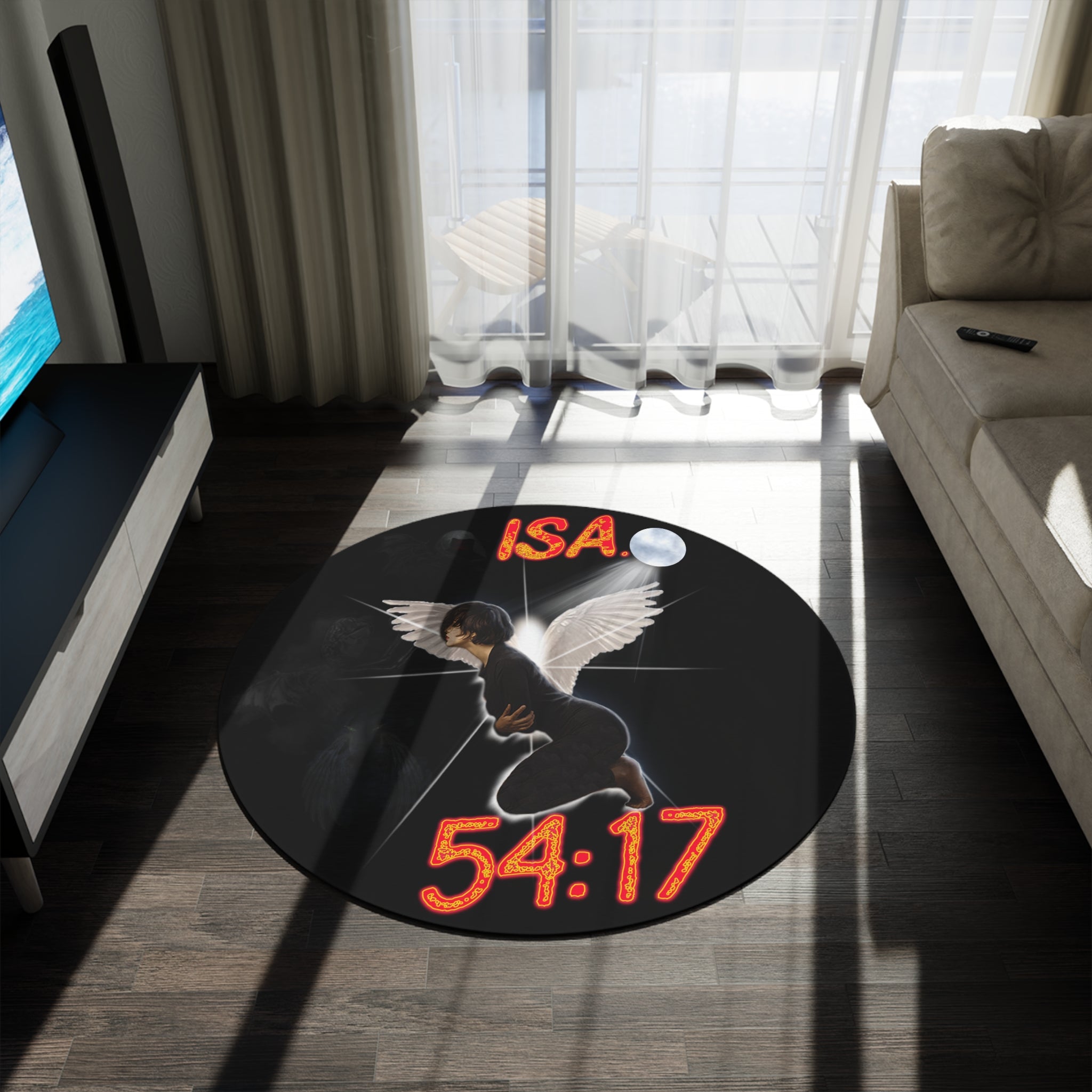 No Weapon (Round Rug)