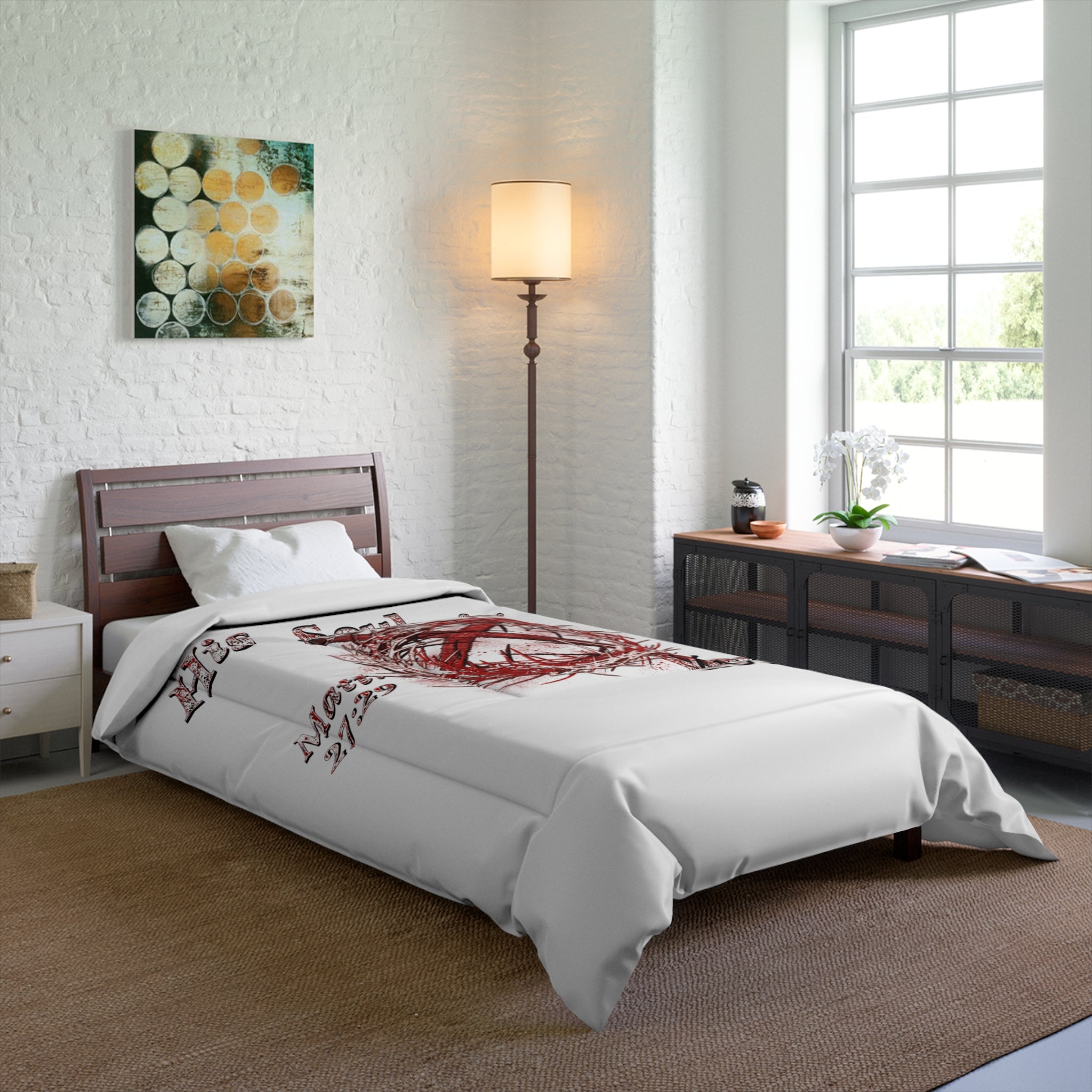 His Soul for You - White Comforter