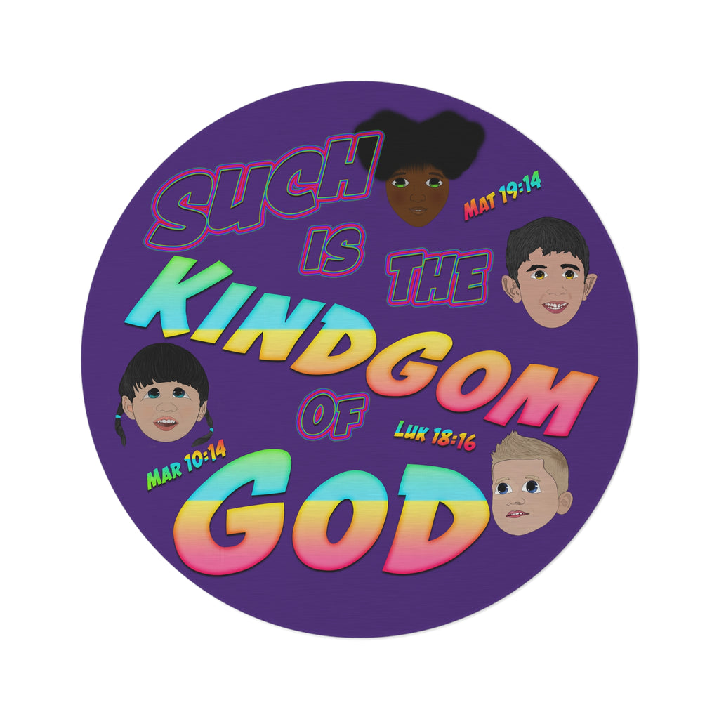 Such is the Kingdom of God (Round Rug)