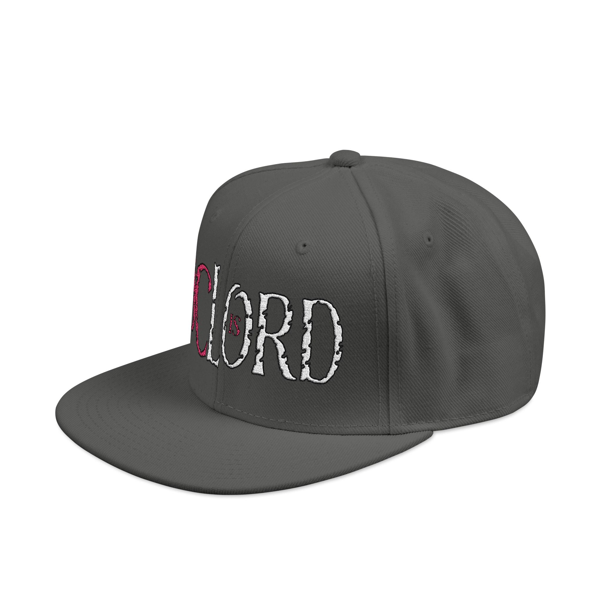 JC is Lord (Red/White Ltrs) Snapback (Embroidery)