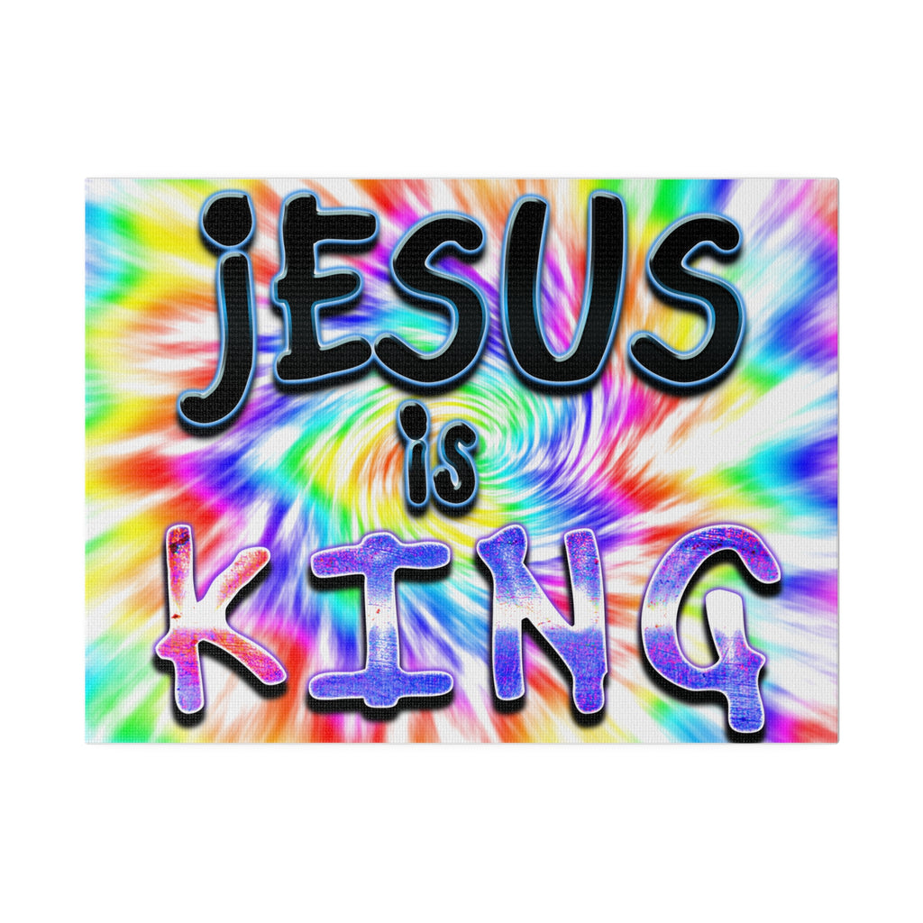 Jesus Is King - Matte Canvas, Stretched