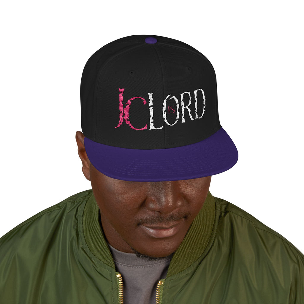 JC is Lord (Red/White Ltrs) Snapback (Embroidery)