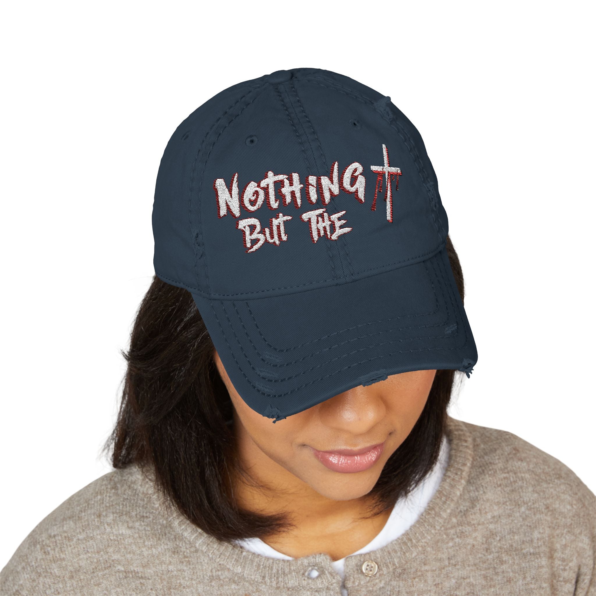 Nothing But the Blood - Distressed Dad Hat (Embroidery)