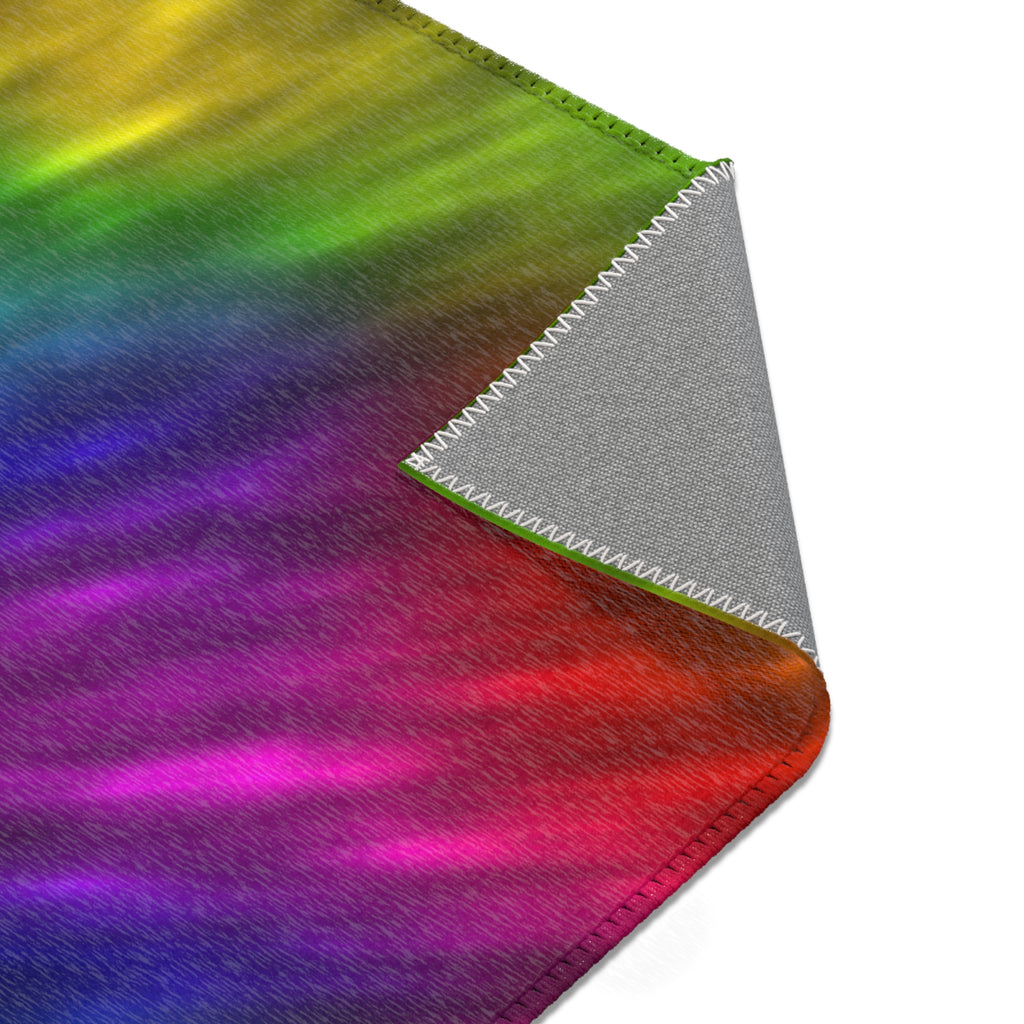 Solar Eclipse w/colors - Area Rugs