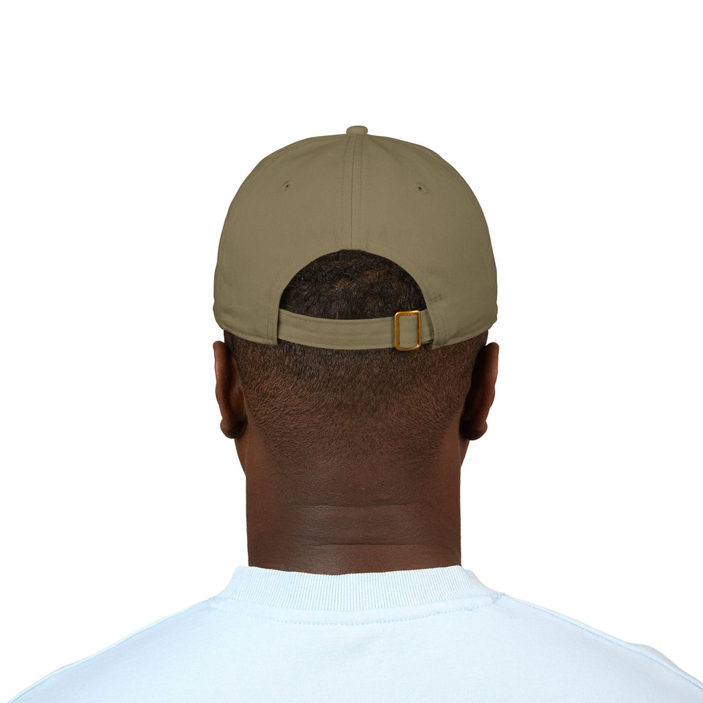 JESUS R.O.S. (Rose Of Sharon - White Ltrs) Organic Baseball Cap (Embroidery)