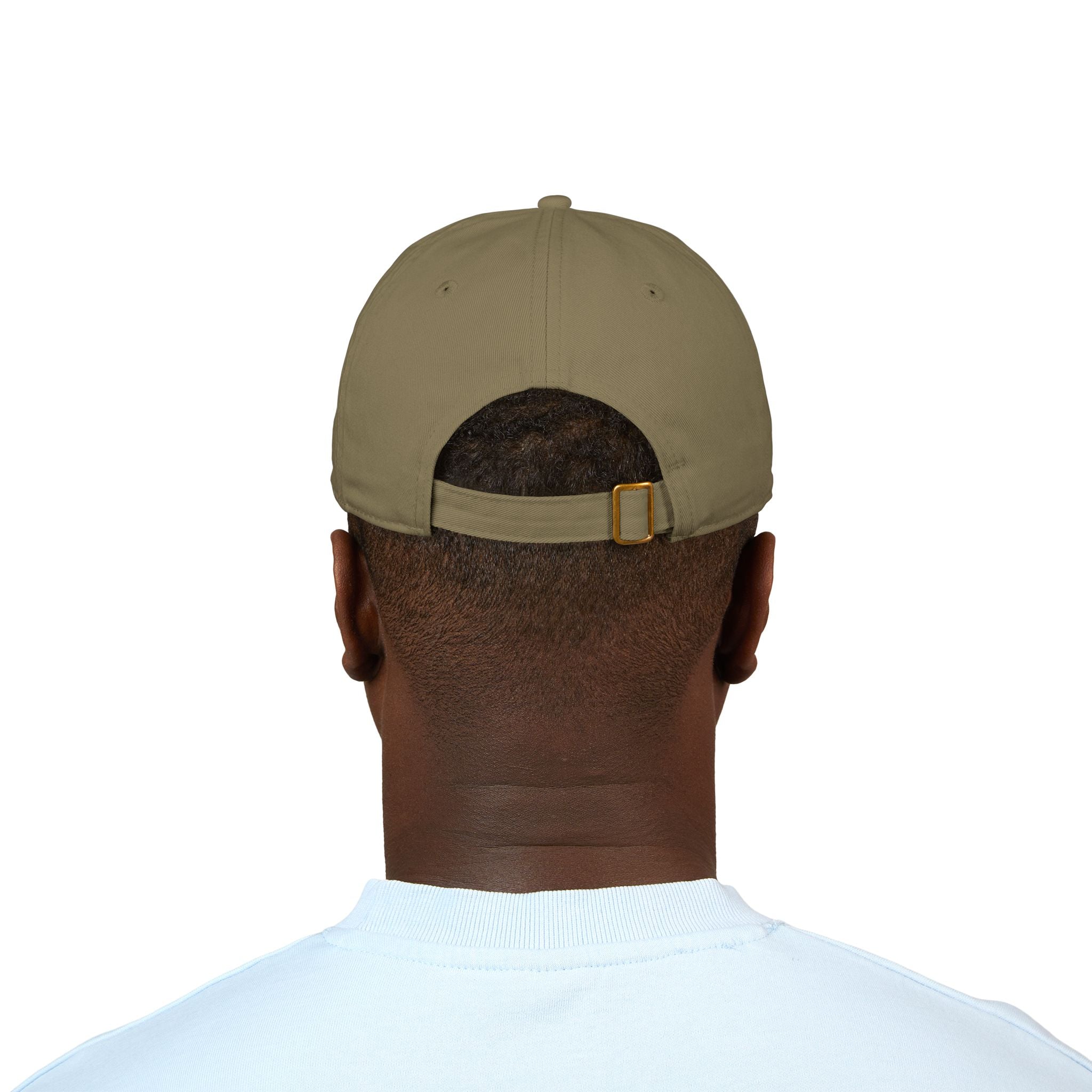 JESUS R.O.S. (Rose Of Sharon - White Ltrs) Organic Baseball Cap (Embroidery)