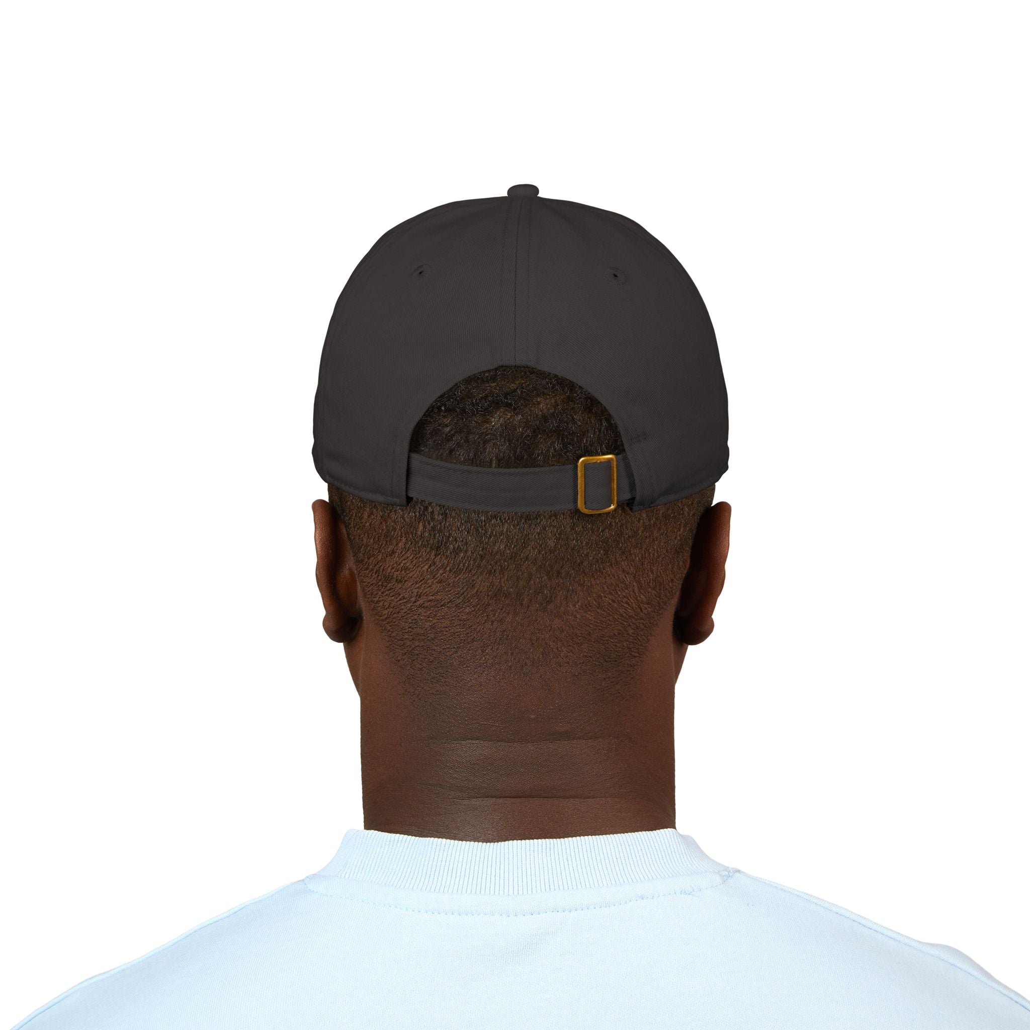 JESUS R.O.S. (Rose Of Sharon - White Ltrs) Organic Baseball Cap (Embroidery)