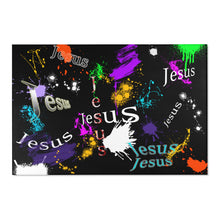 Load image into Gallery viewer, Jesus w/Paint splatters - Area Rugs
