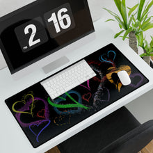 Load image into Gallery viewer, Colorful Love Heart Desk Mat - Ideal for Home Office &amp; Gift Giving

