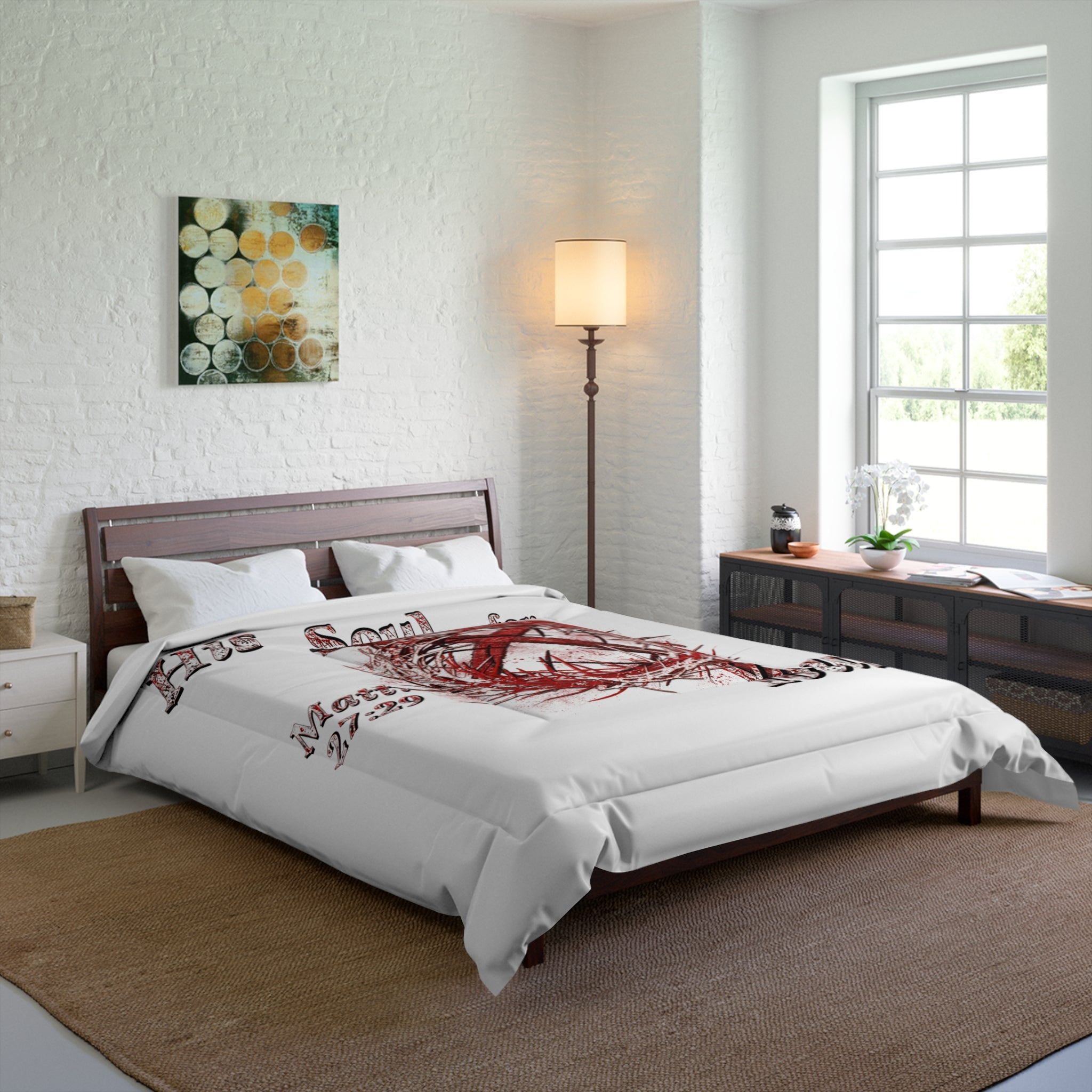 His Soul for You - White Comforter