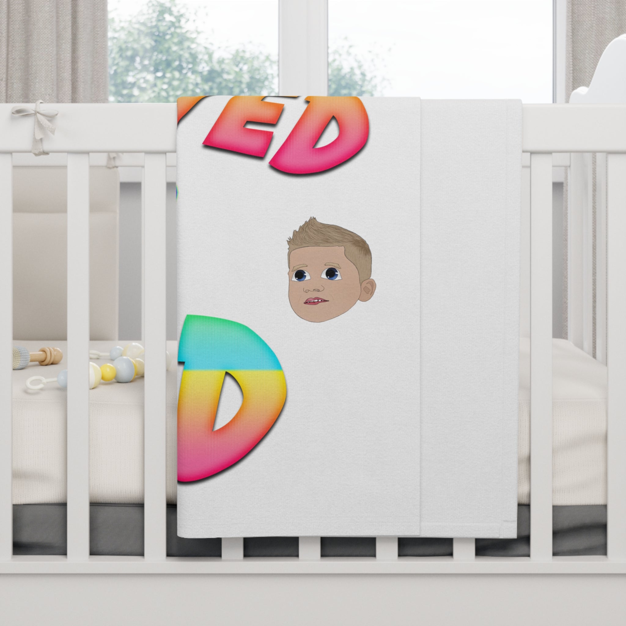 Kids R Loved By God (Soft Fleece Baby Blanket)