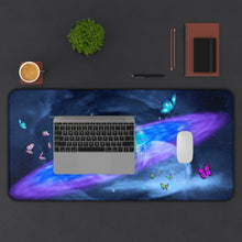 Load image into Gallery viewer, Celestial Desk Mat with Butterflies - Cosmic Office Decor

