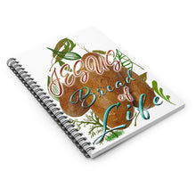 Load image into Gallery viewer, Jesus Bread of Life (Spiral Notebook - 150 Ruled Line)
