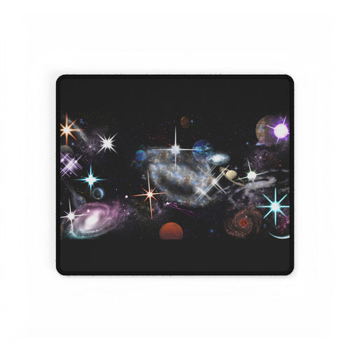 Galactic Desk Mat - Space-Themed Desk Organizer for Home & Office