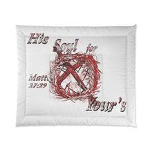 Load image into Gallery viewer, His Soul for You - White Comforter
