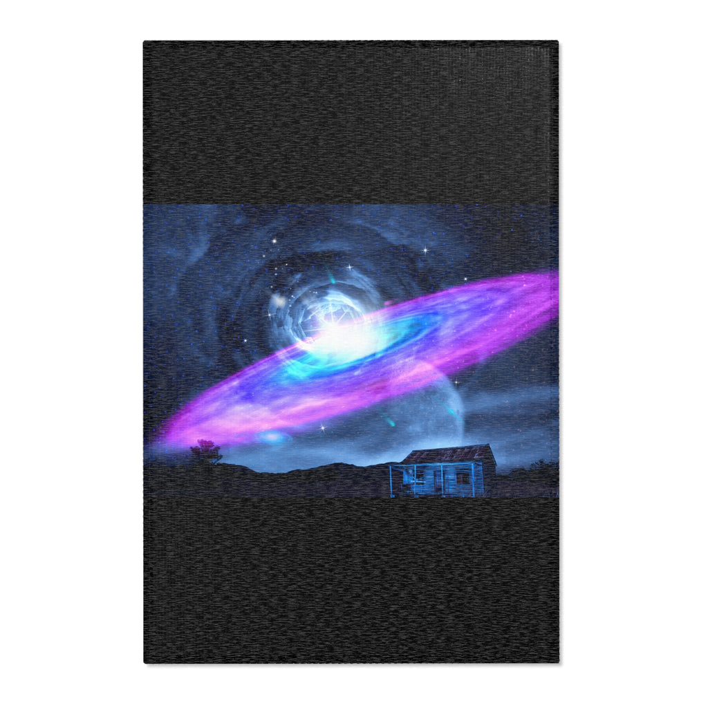 Worm hole  & galaxy - Area Rugs