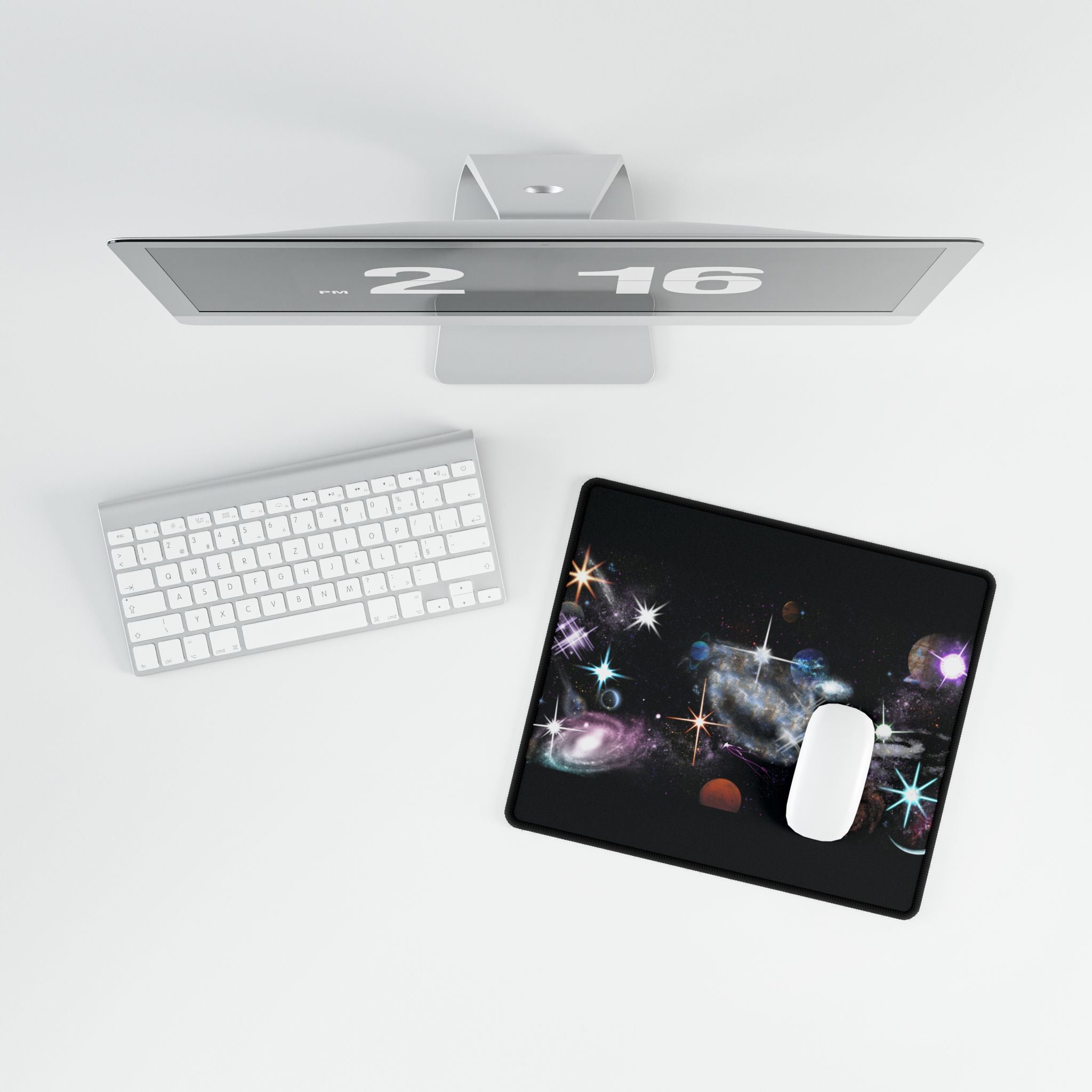 Galactic Desk Mat - Space-Themed Desk Organizer for Home & Office