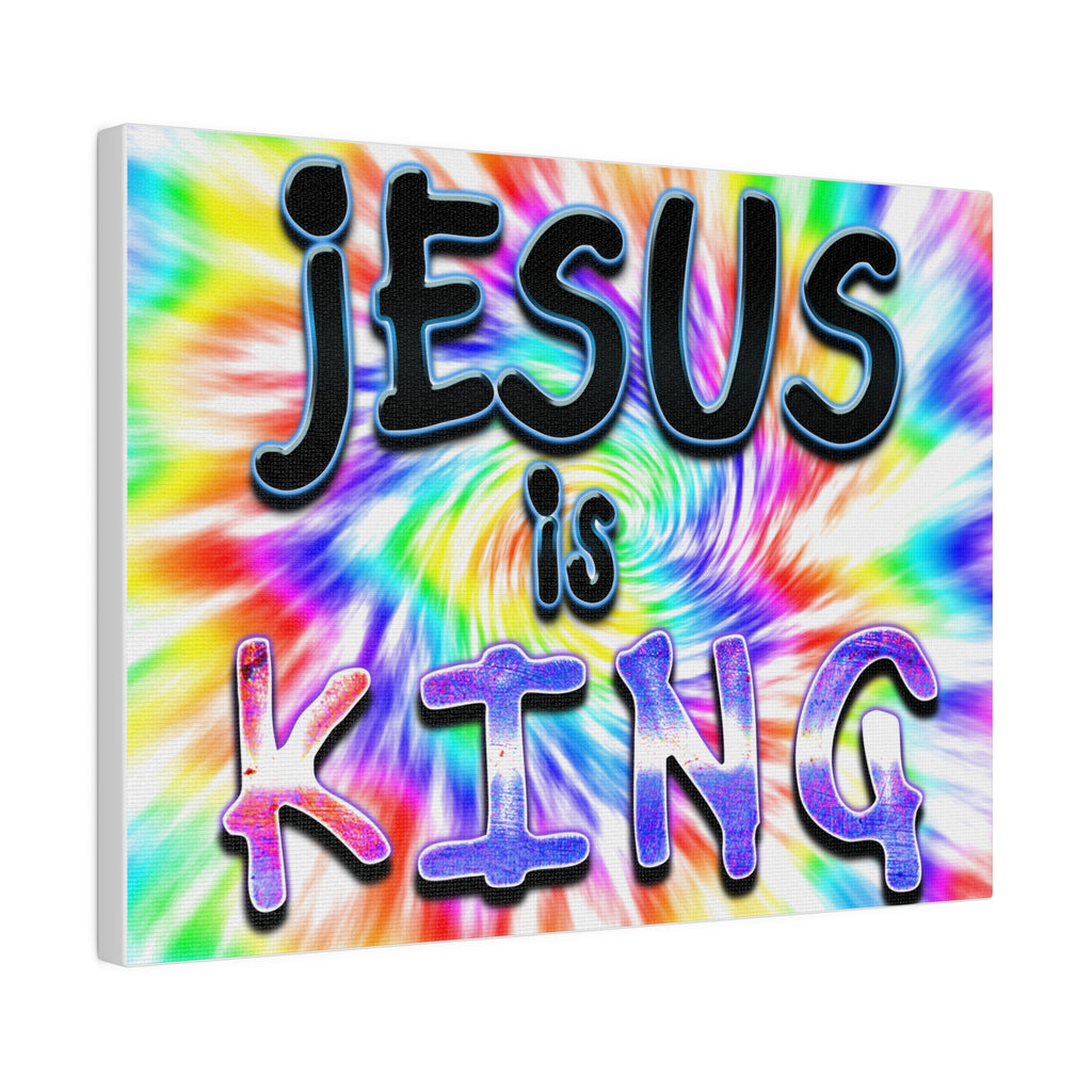Jesus Is King - Matte Canvas, Stretched