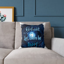 Load image into Gallery viewer, Big God Said Let There Be Light - Bang Light (Broadcloth Pillow)
