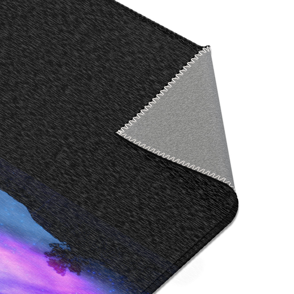 Worm hole  & galaxy - Area Rugs