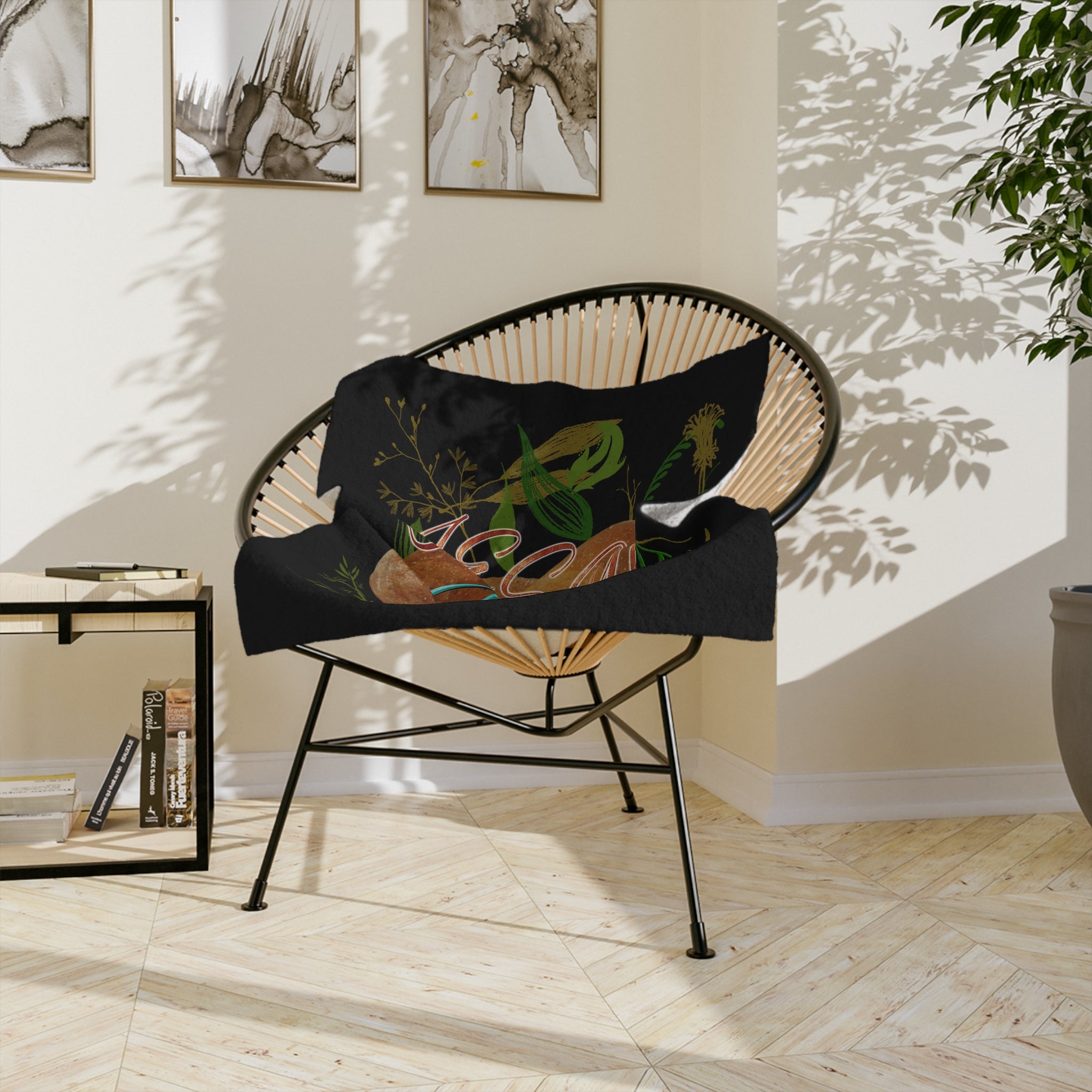 JESUS Bread of LIFE (Velveteen Minky Blanket)