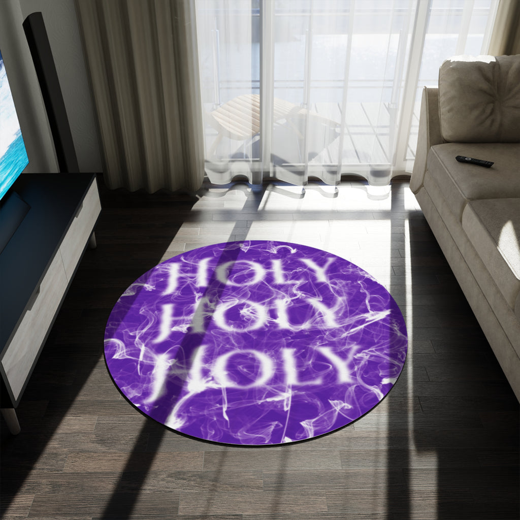 Holy - Holy - Holy (Round Rug)