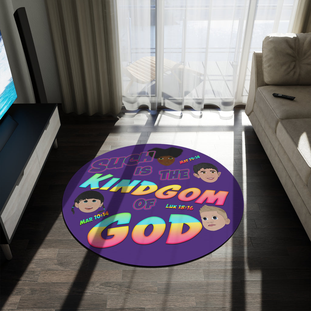 Such is the Kingdom of God (Round Rug)