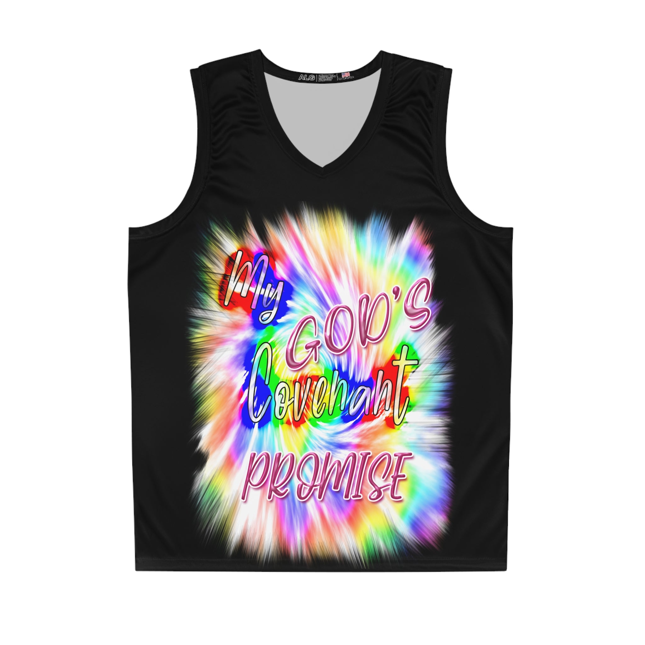 My God's Covenant Promise Gen 19:13 Basketball Jersey