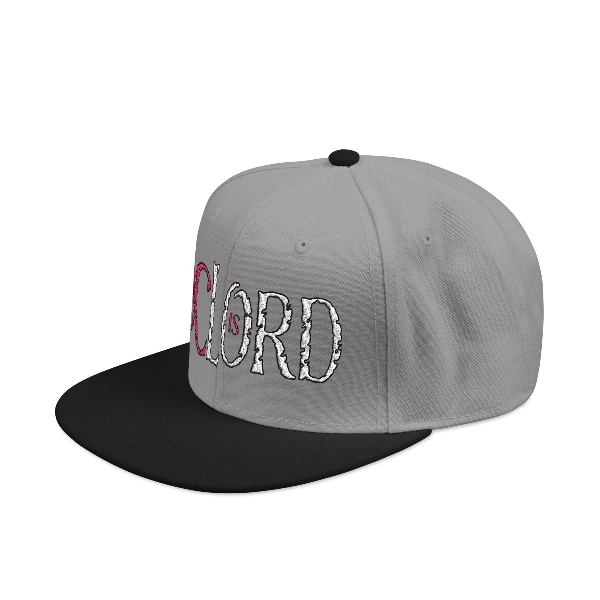 JC is Lord (Red/White Ltrs) Snapback (Embroidery)
