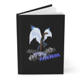 Light vs Darkness Blue Fire Angel Psalm 91:11 - Hardcover Journal 150 Lined Ruled