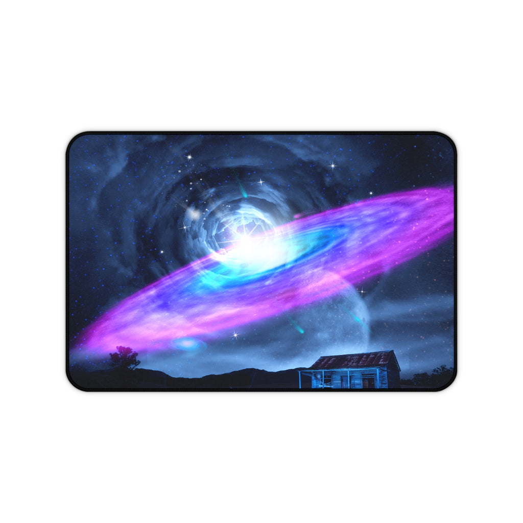 Cosmic Galaxy Desk Mat - Space-Themed Large Mouse Pad for Gamers & Creatives