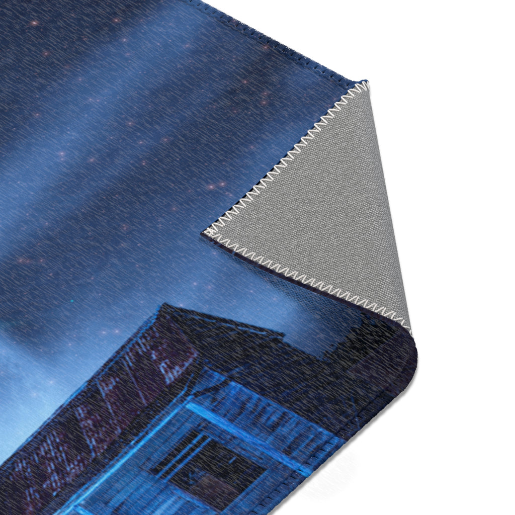 Worm hole  & galaxy - Area Rugs