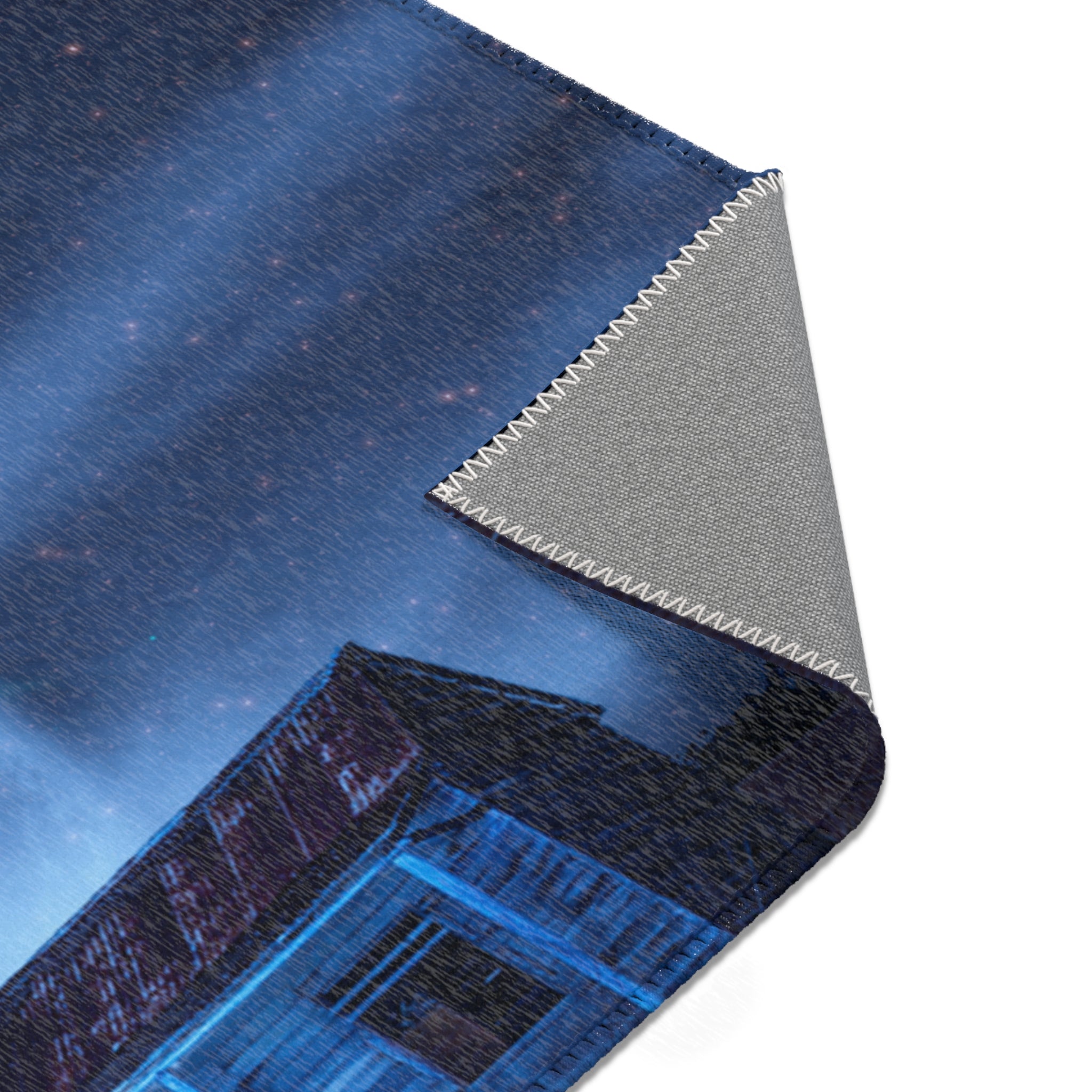 Worm hole  & galaxy - Area Rugs