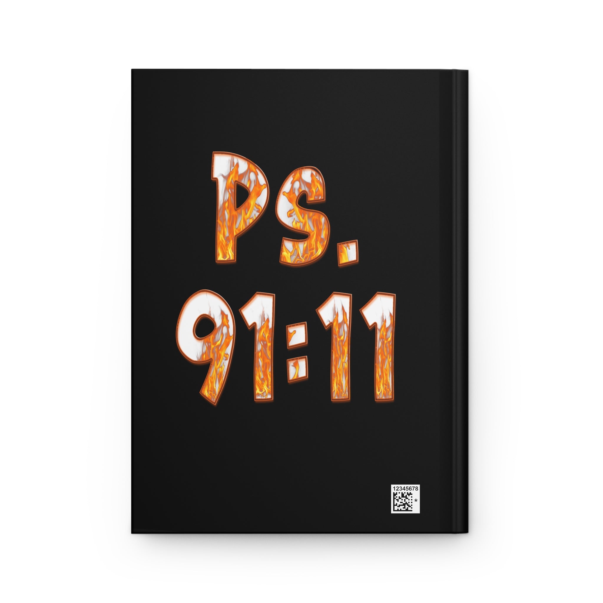 Light vs Darkness -Red & Orange Fire Angel PS 91:11 - Hardcover Journal 150 Lined Ruled