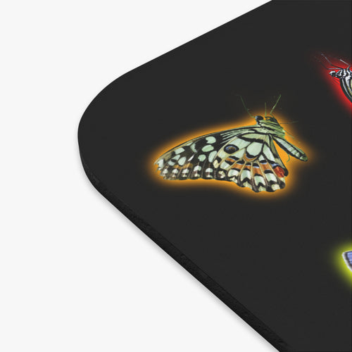Colorful Butterfly Mouse Pad - Vibrant Office Decor for Nature Lovers