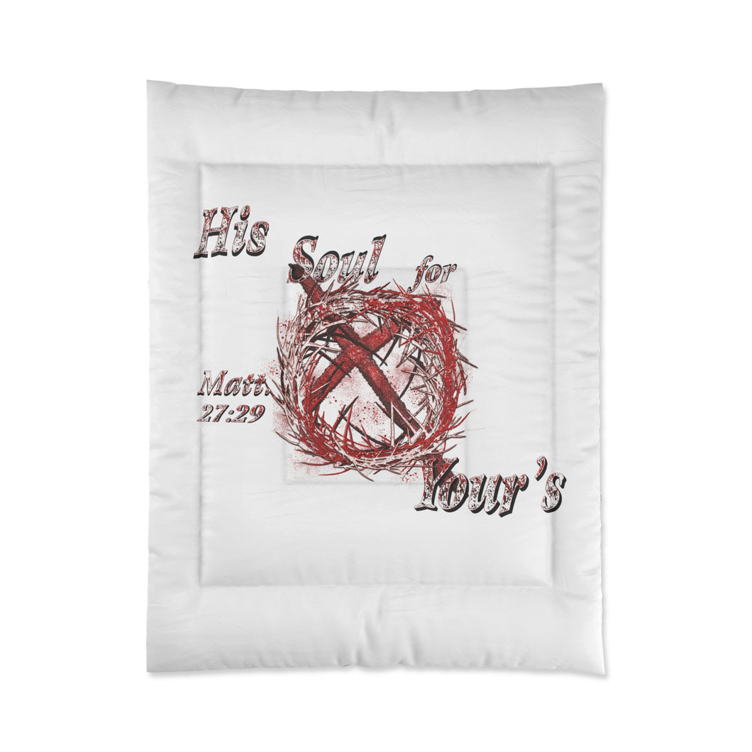 His Soul for You - White Comforter
