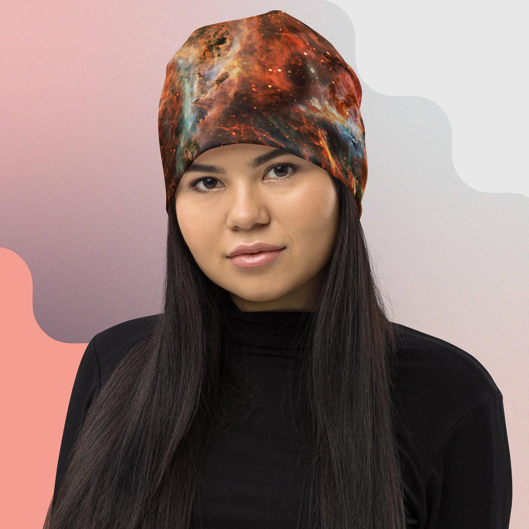 Amber Space - All-Over Print Adult Beanie