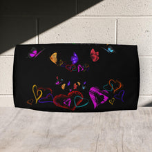 Load image into Gallery viewer, Hearts Black - Duffle bag
