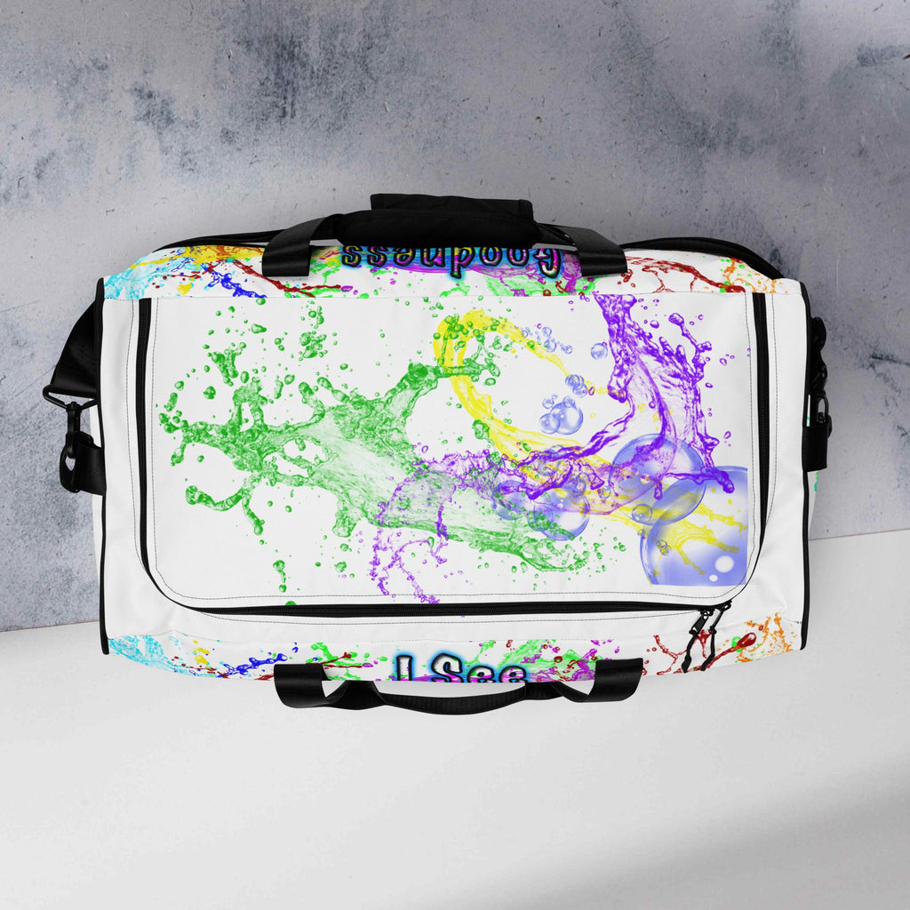 I See Evidence White - Duffle bag