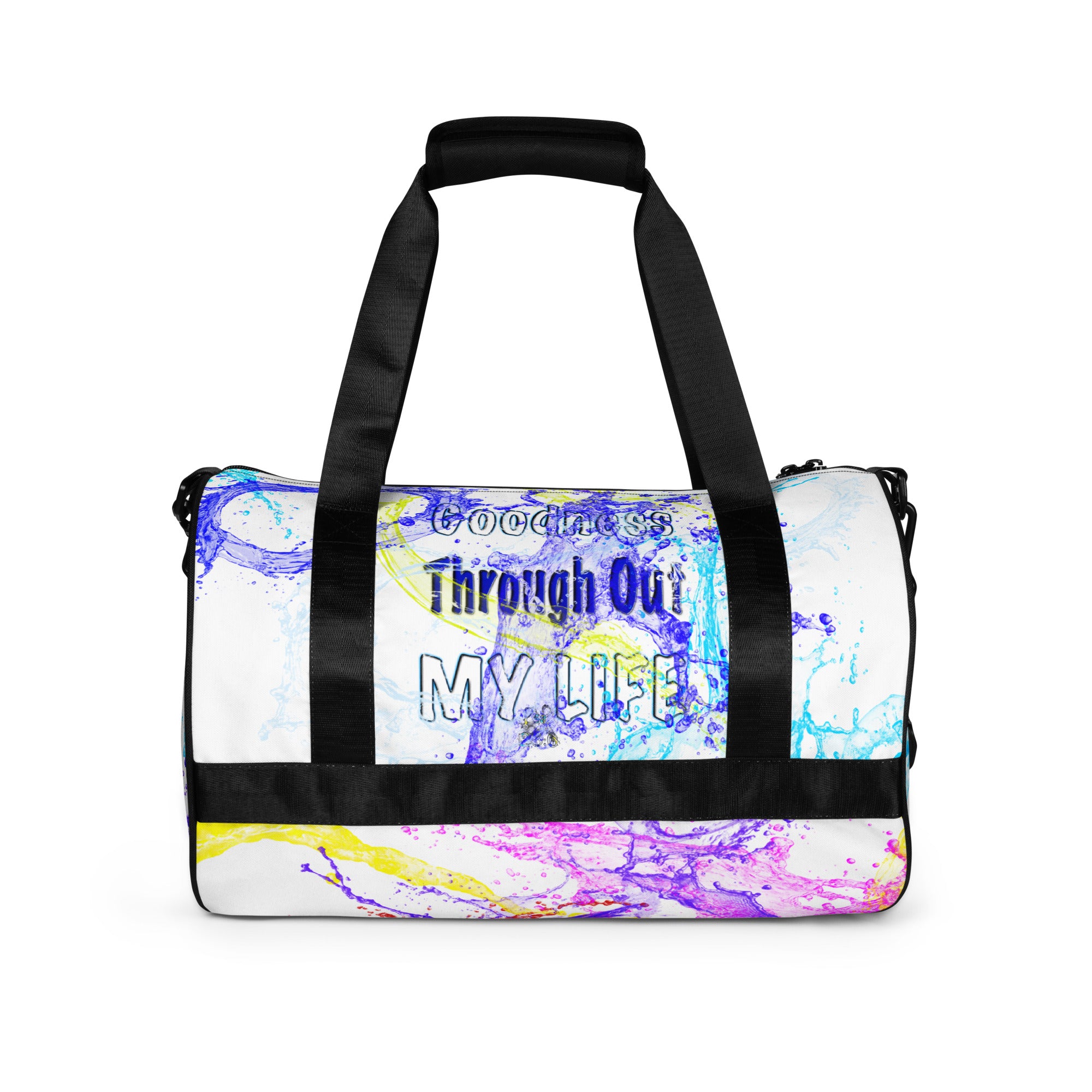 I see Evidence White - All-over print gym bag