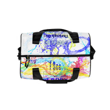 Load image into Gallery viewer, I see Evidence White - All-over print gym bag
