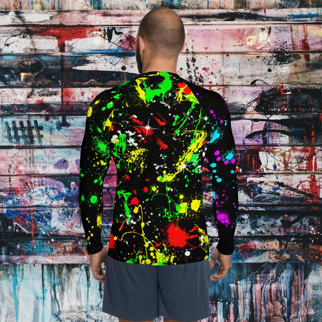 Paint Splatter - Men's Rash Guard