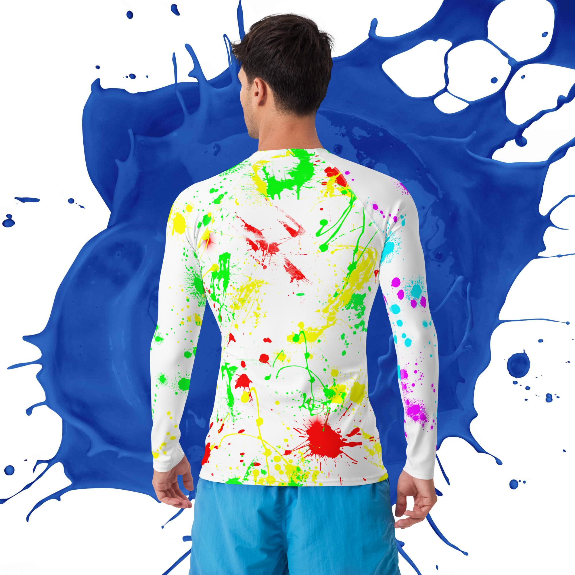 Paint Splatter - Men's Rash Guard
