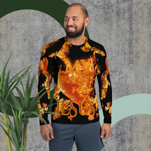 Load image into Gallery viewer, My Heart Burns For JESUS Jer. 20:9 - Men&#39;s Rash Guard
