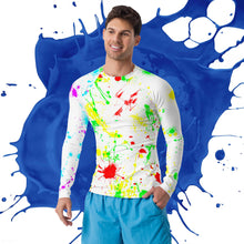 Load image into Gallery viewer, Paint Splatter - Men&#39;s Rash Guard
