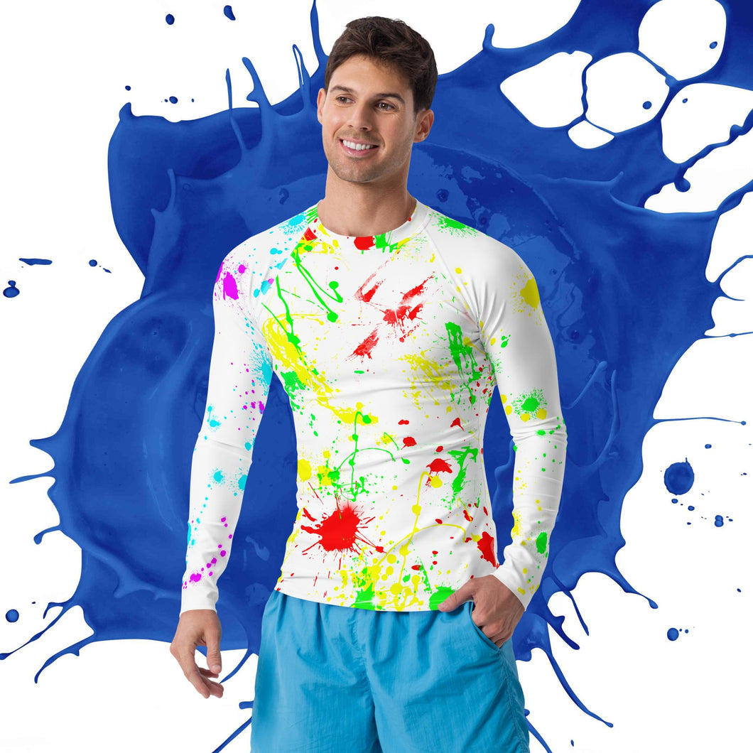 Paint Splatter - Men's Rash Guard